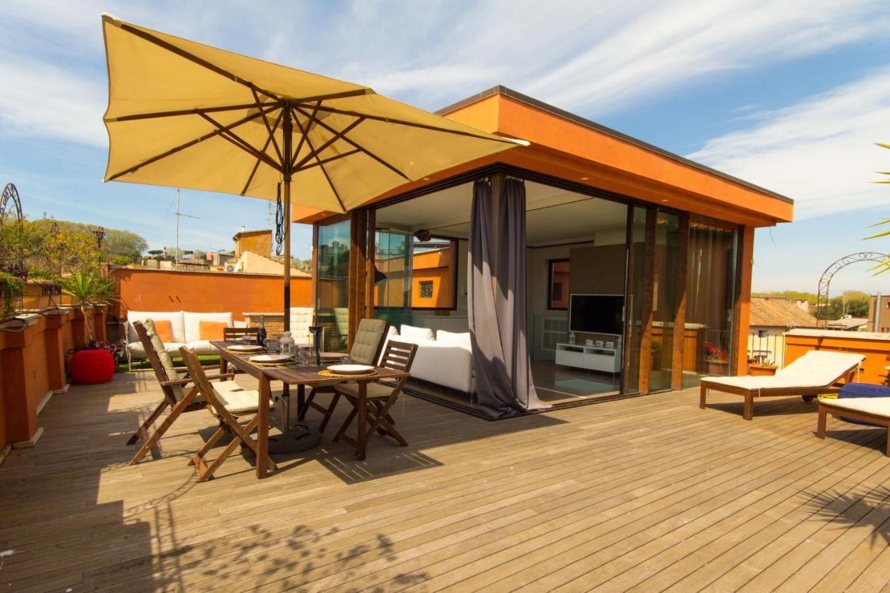 Pelliccia 11 Trastevere Penthouse Рим Экстерьер фото